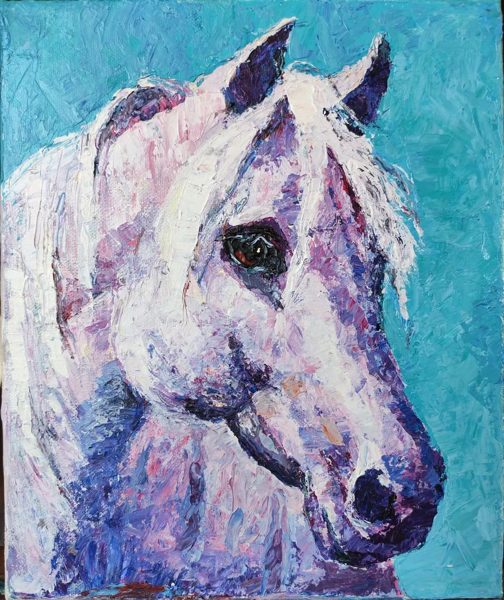 Colorful Equine Portrait