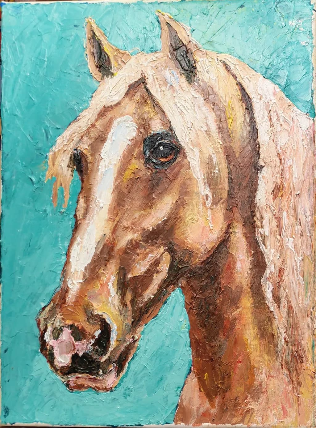 Horse in Turquoise