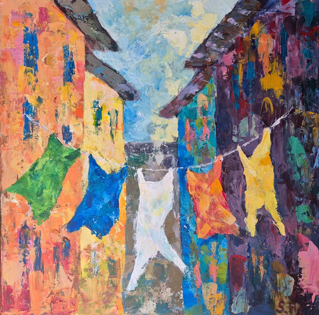 Colorful Clothesline