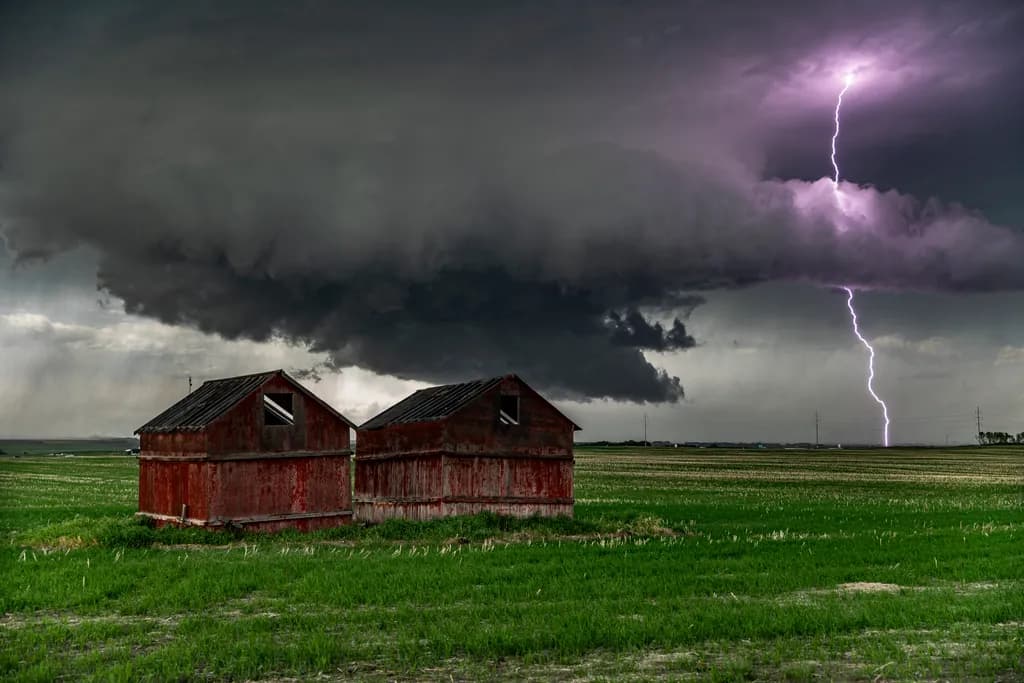 Lightning Storm Barns