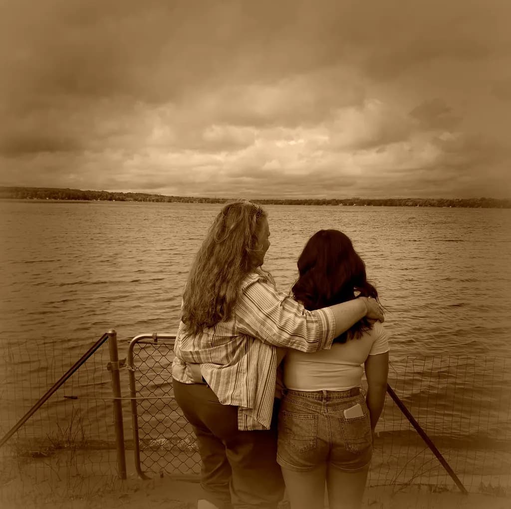 Cherished Memories: A Mother-Daughter Moment