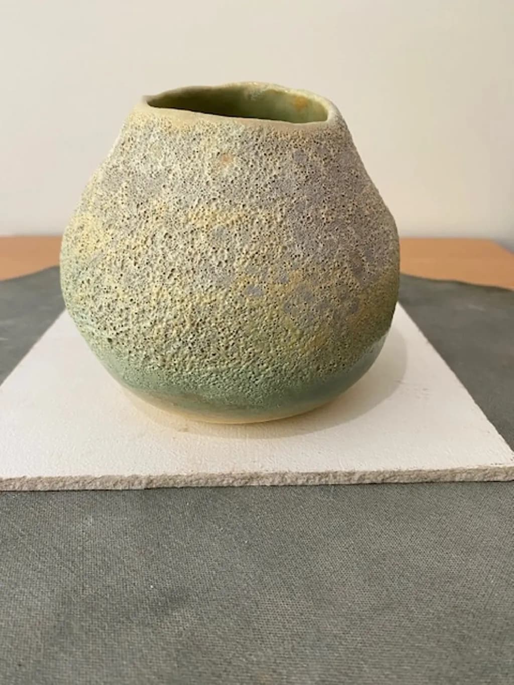 Pitted Stone Vessel