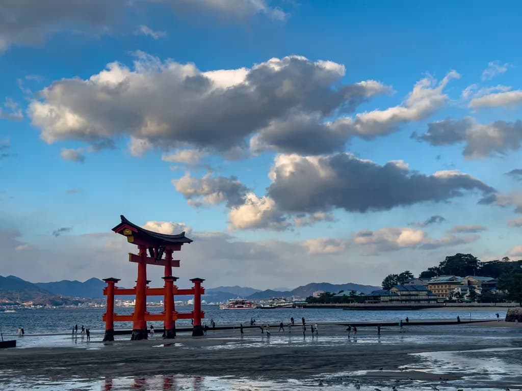 Miyajima Torii at Low Tide