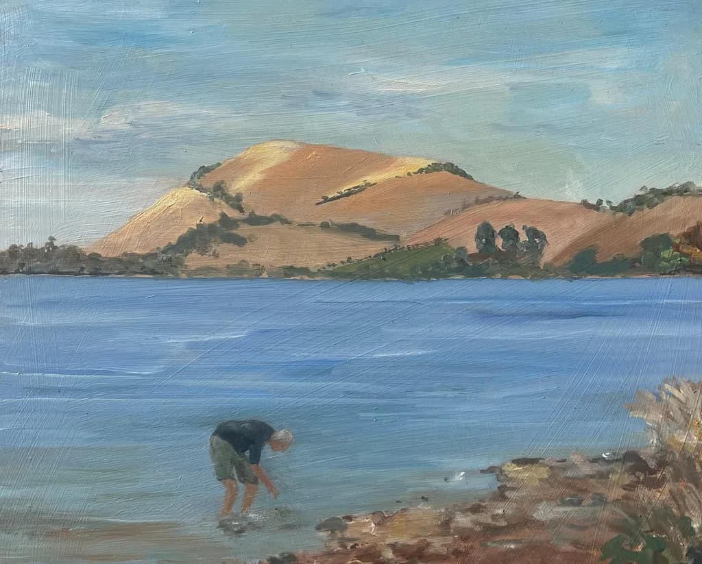 Oyster gatherer -Oil- AU$350