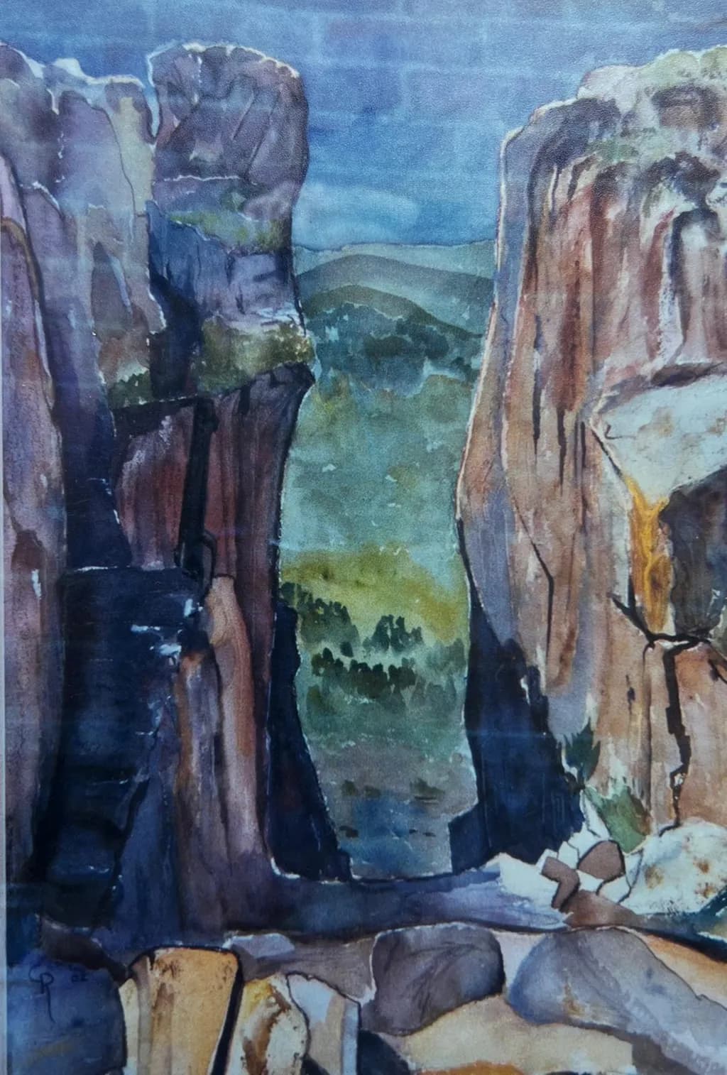 Tasmanian wilderness -Watercolour- (Sold)