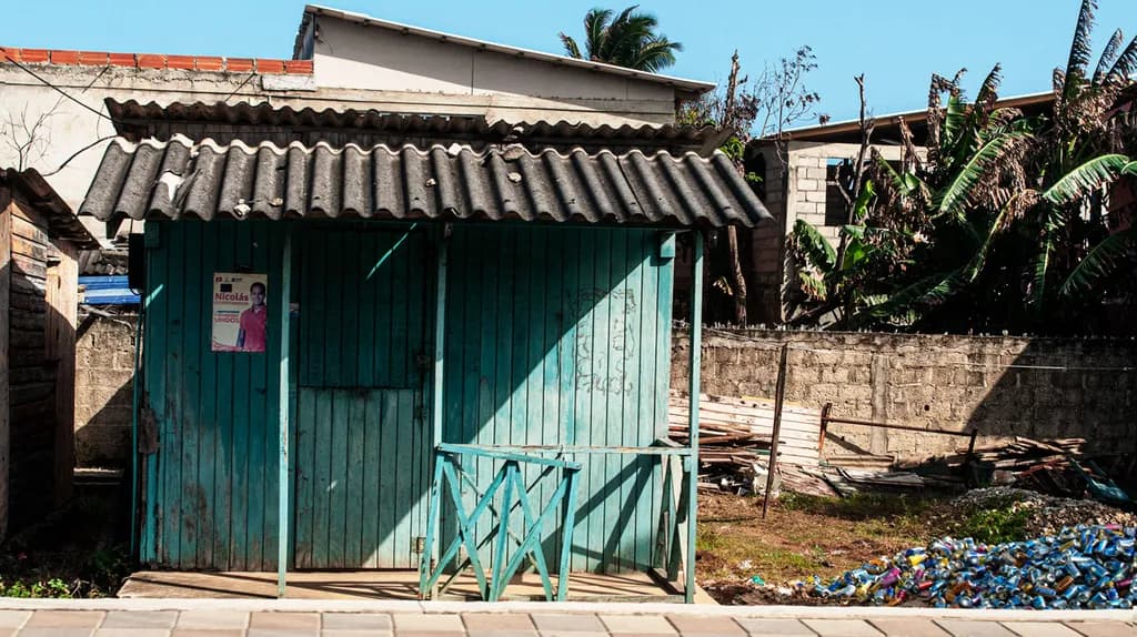 Weathered Blue Shack
