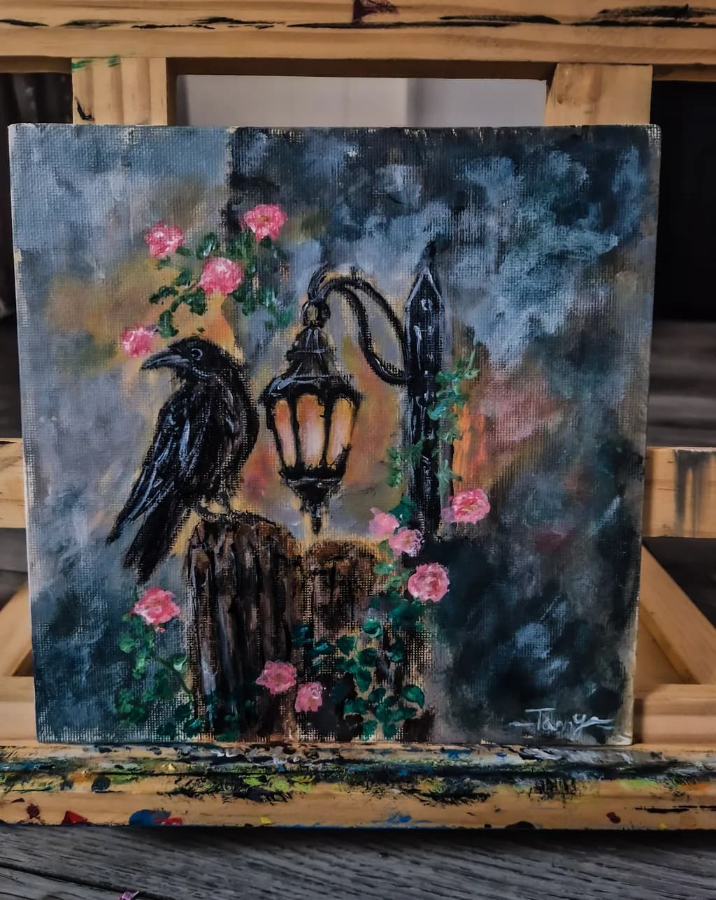 Raven at Dusk