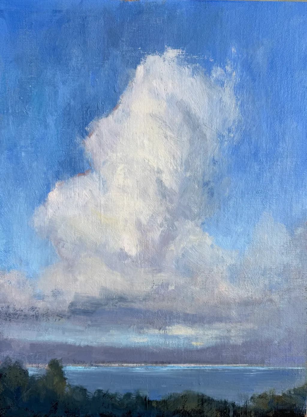 Cloudscape Over Landscape