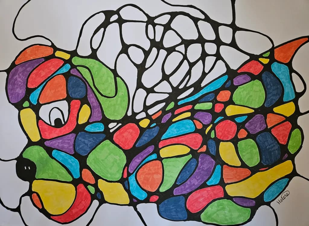 Colorful Canine