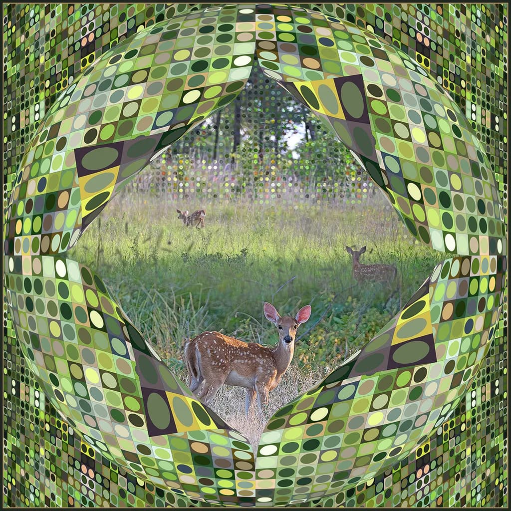 Triplets in Mosaic Veil
