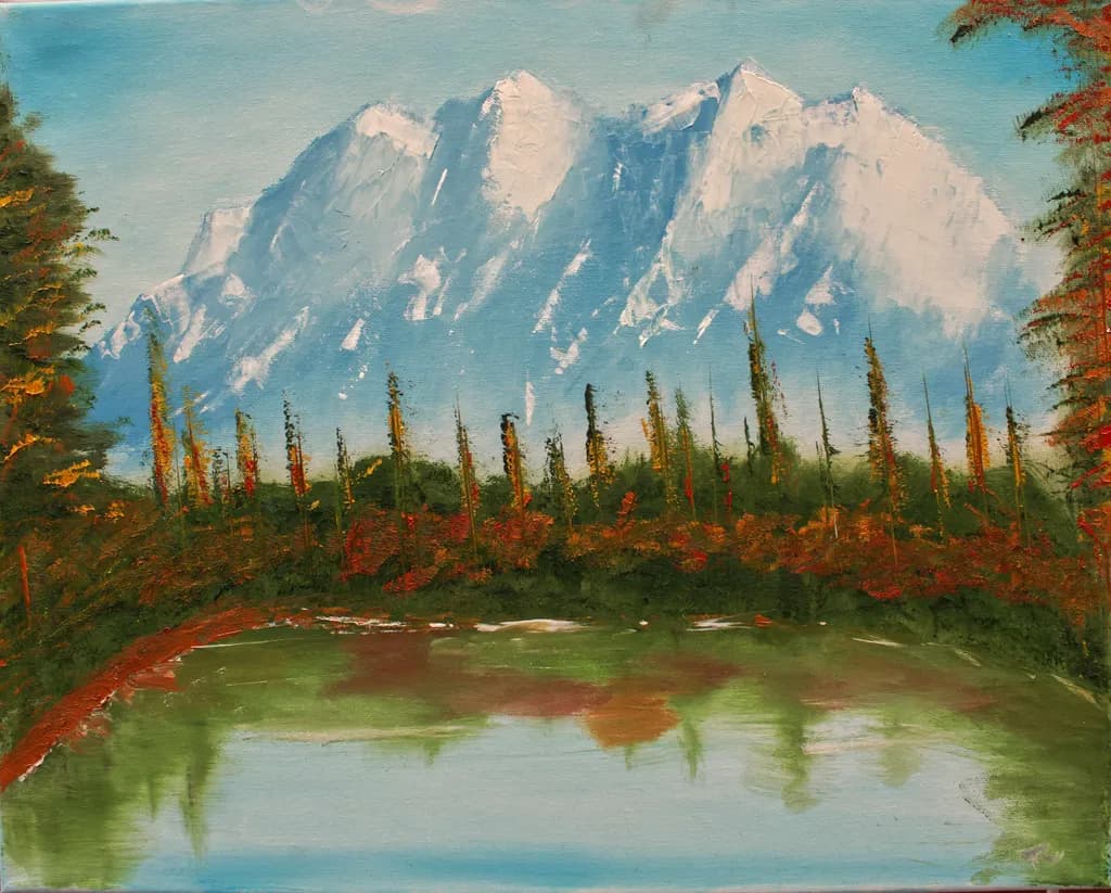 Mountain Pond Reflection
