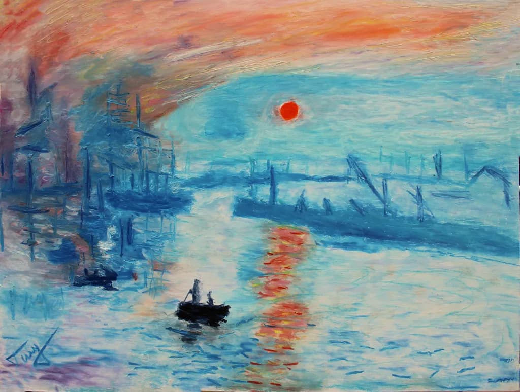Monet Sunrise Impression