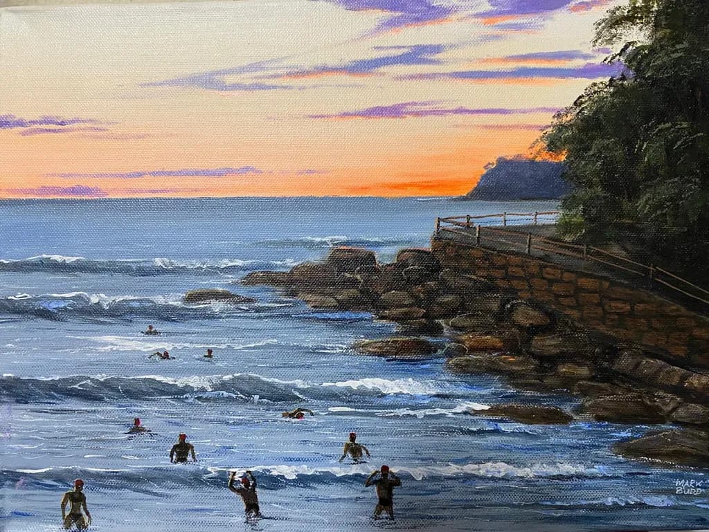 Sunset Swim