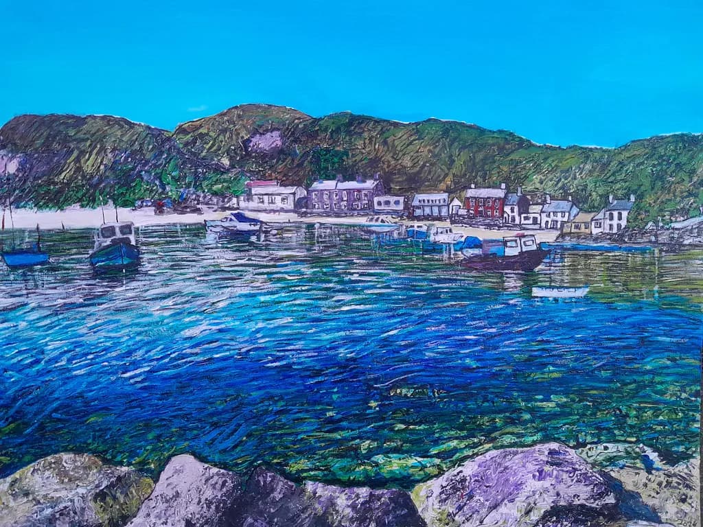 Coastal Village Reflection