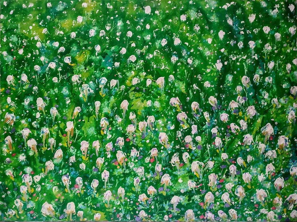 Blancas sobre verdes