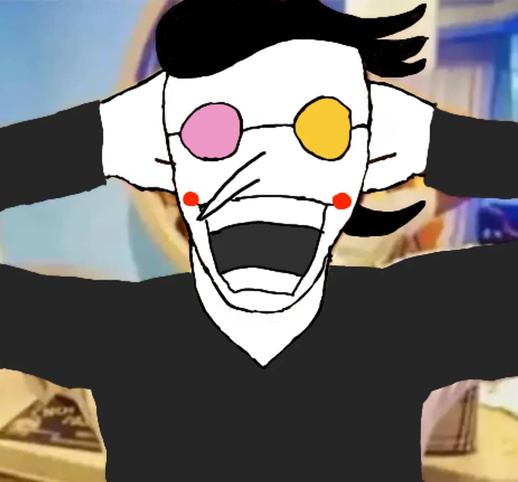 Dual-Toned Spectacle Laugh