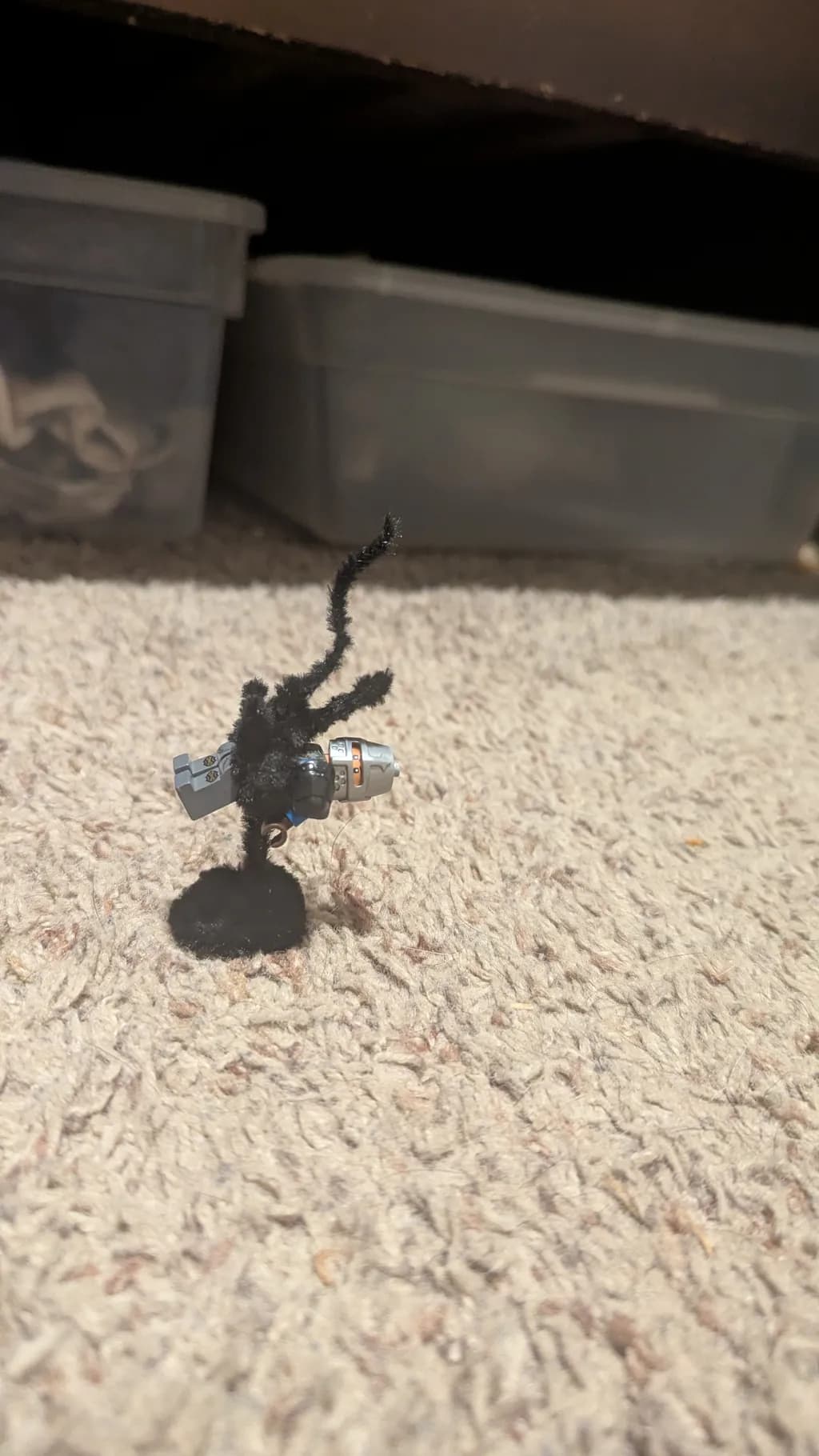 Robot Figure on Carpet