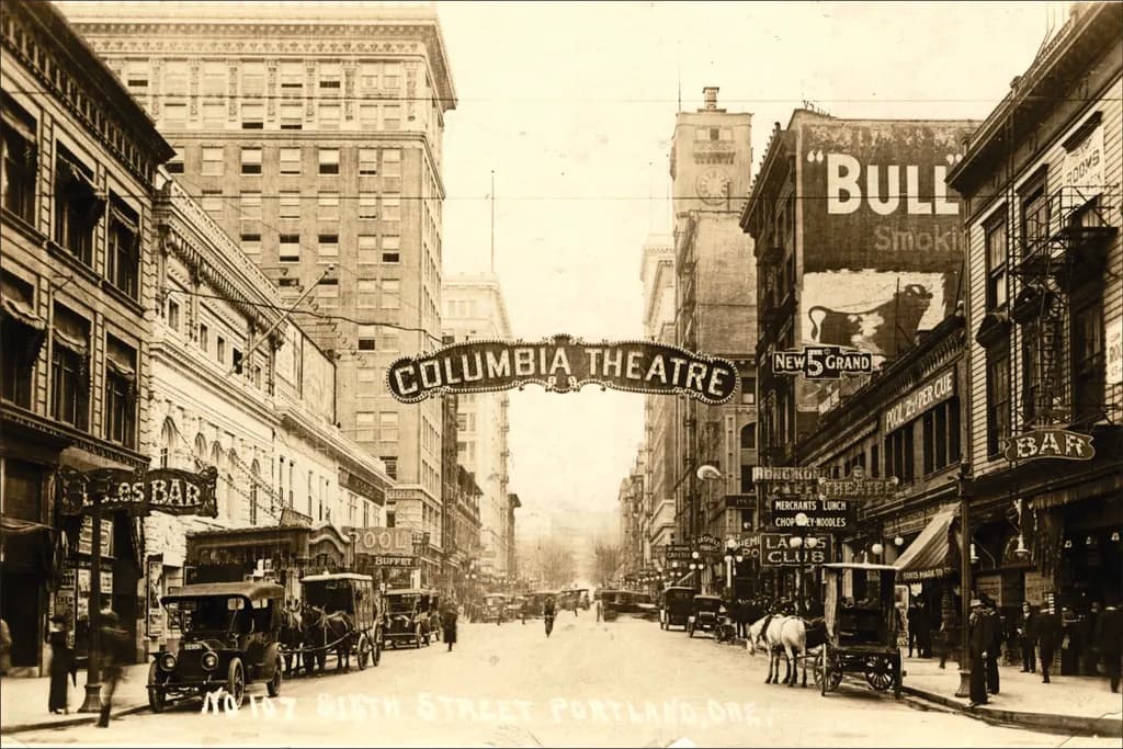Columbia Theatre Street Scene