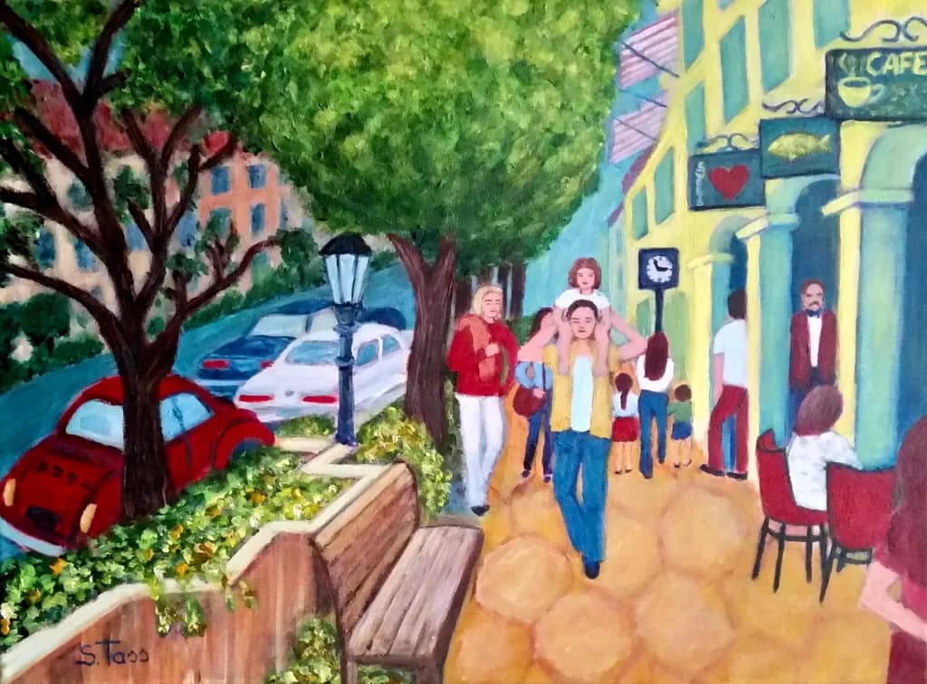 Sunlit Stroll