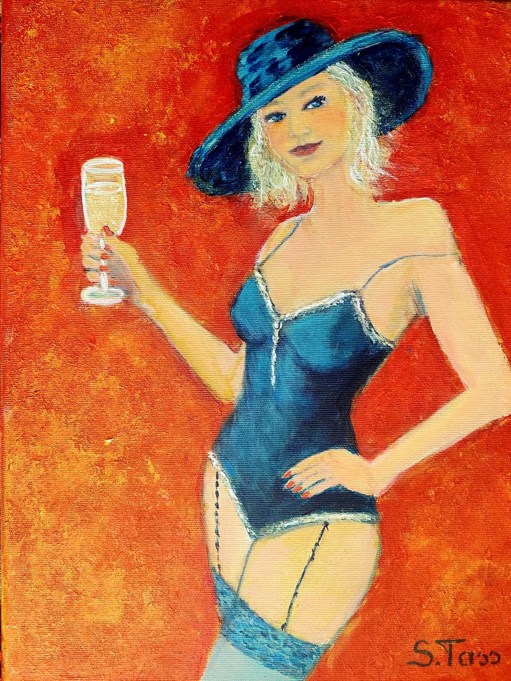 Blue Hat Toast