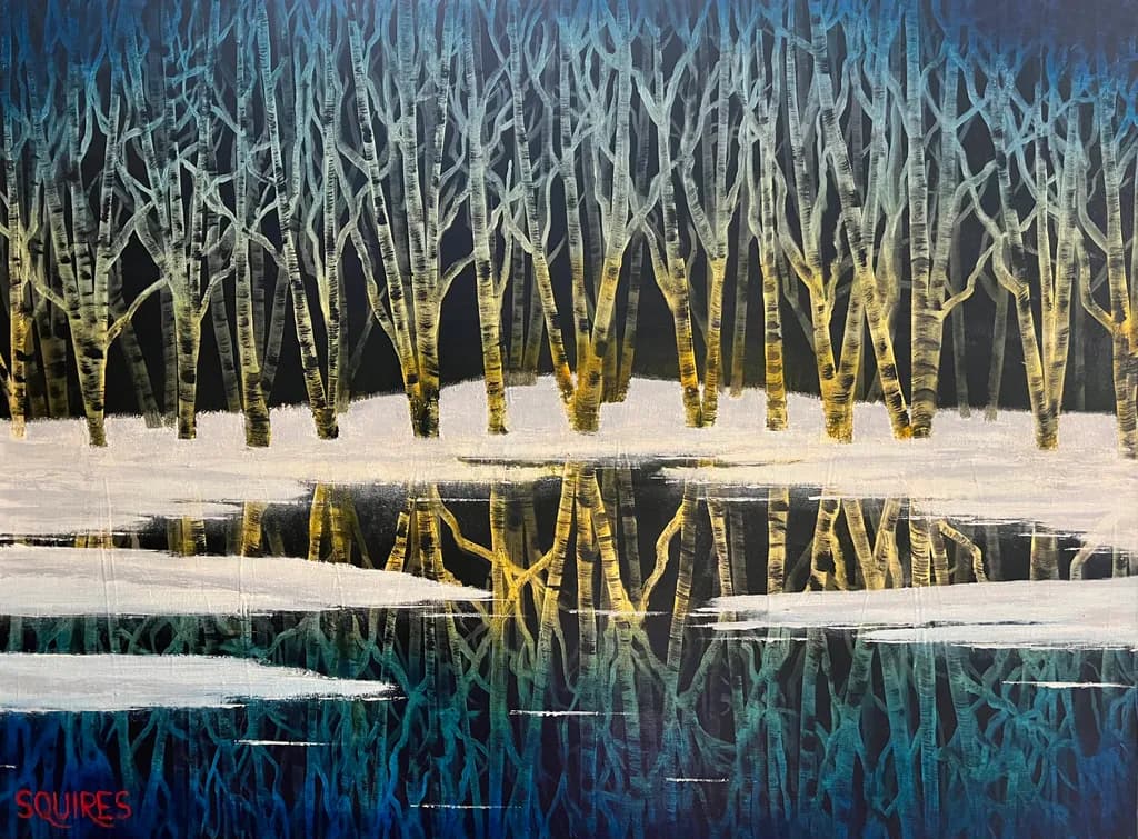 Winter Forest Reflections