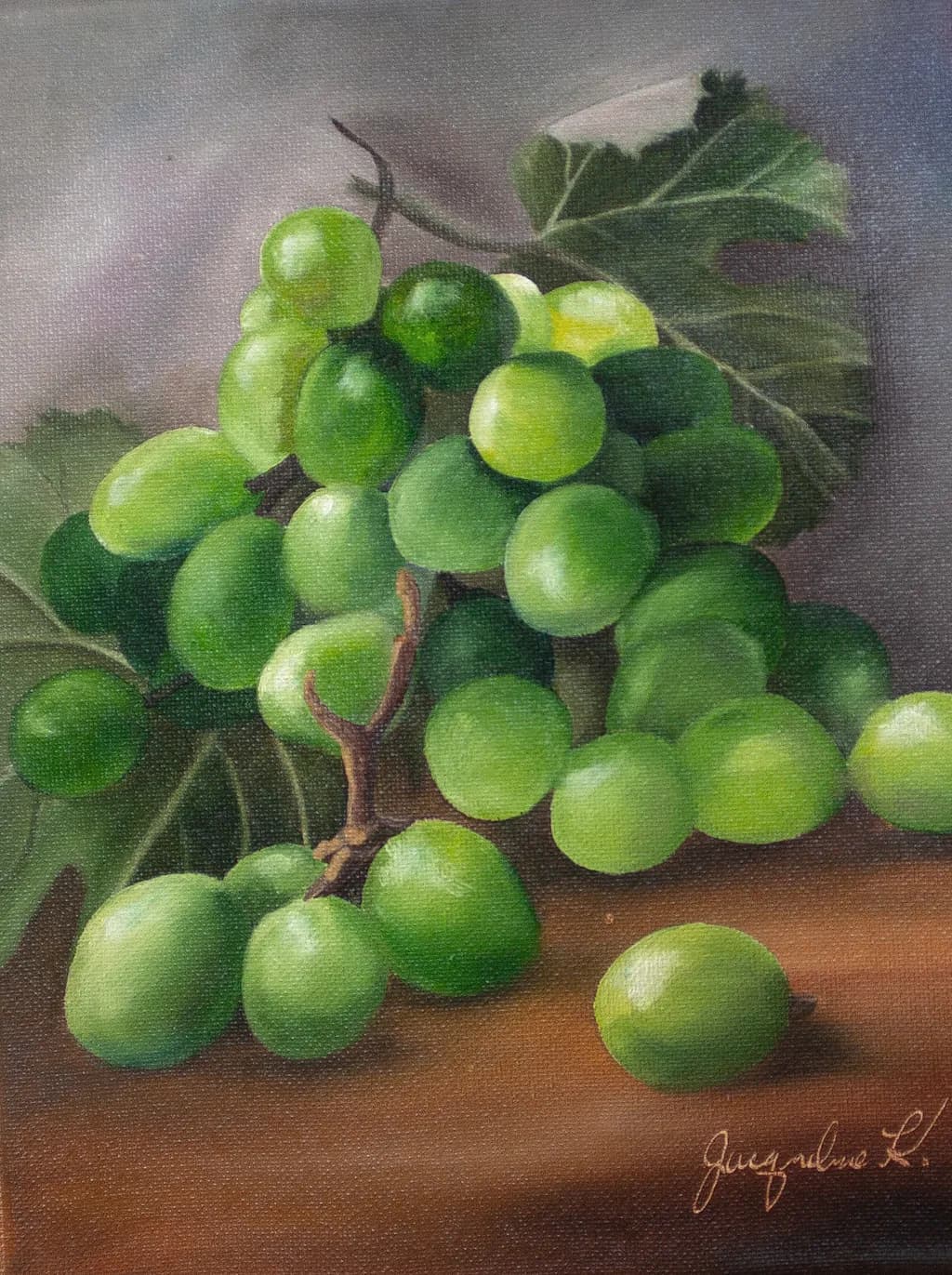Green Grapes Still Life