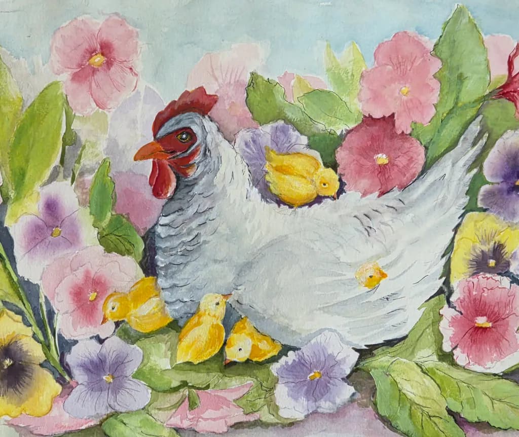 Hen and Chicks Garden