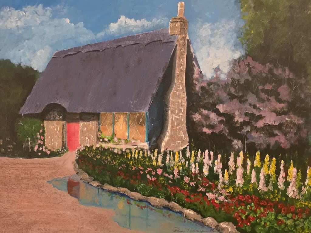 Garden Cottage Reflection