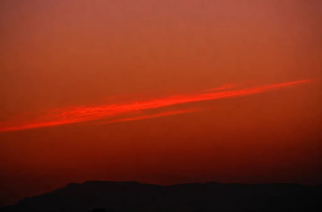 Red Sky Sunset