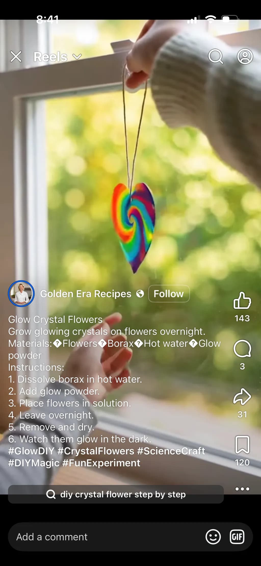 Rainbow Heart Glow