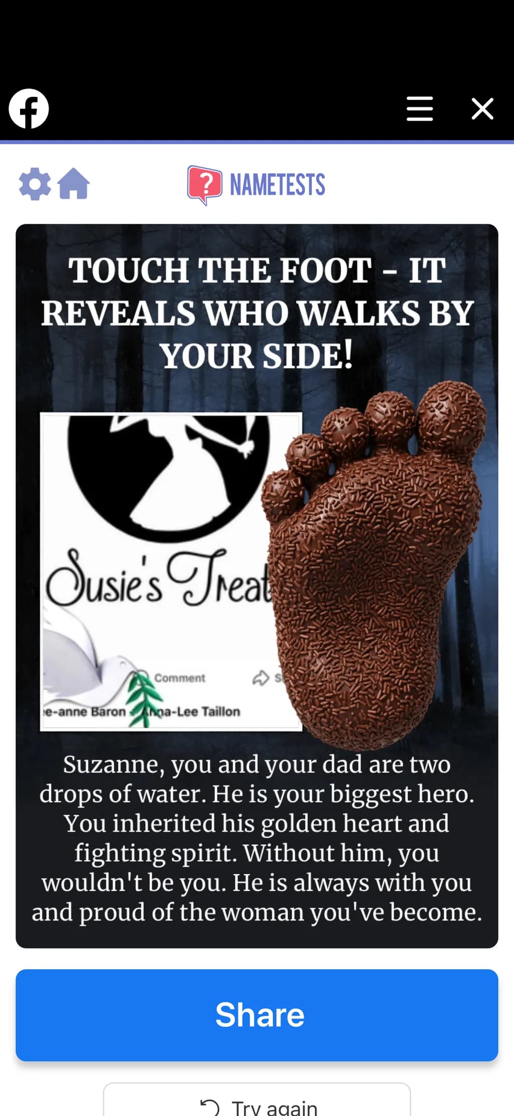 Chocolate Footsteps