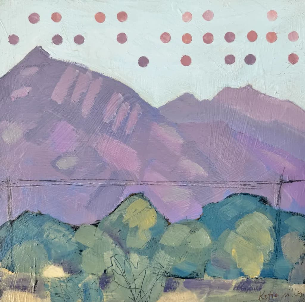 Dots Over Purple Peaks