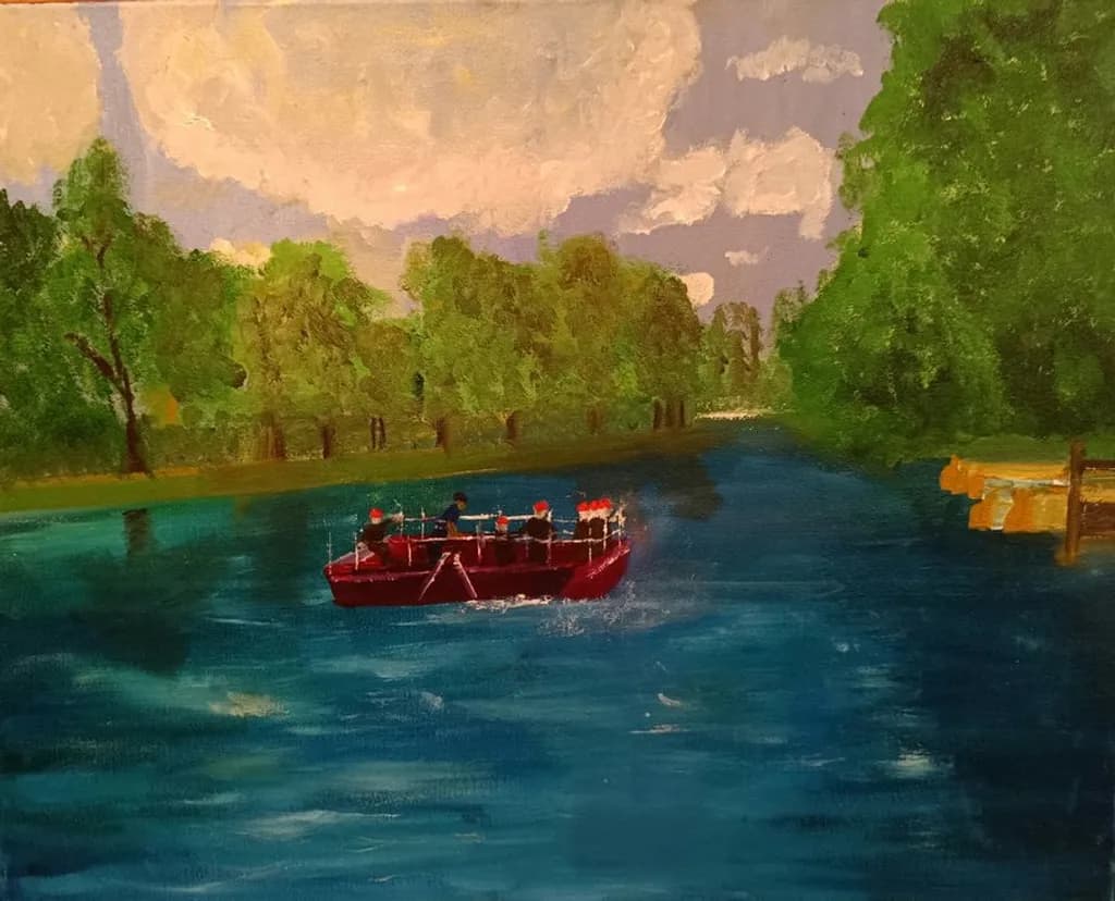 The transportation of Americans across the River Avon