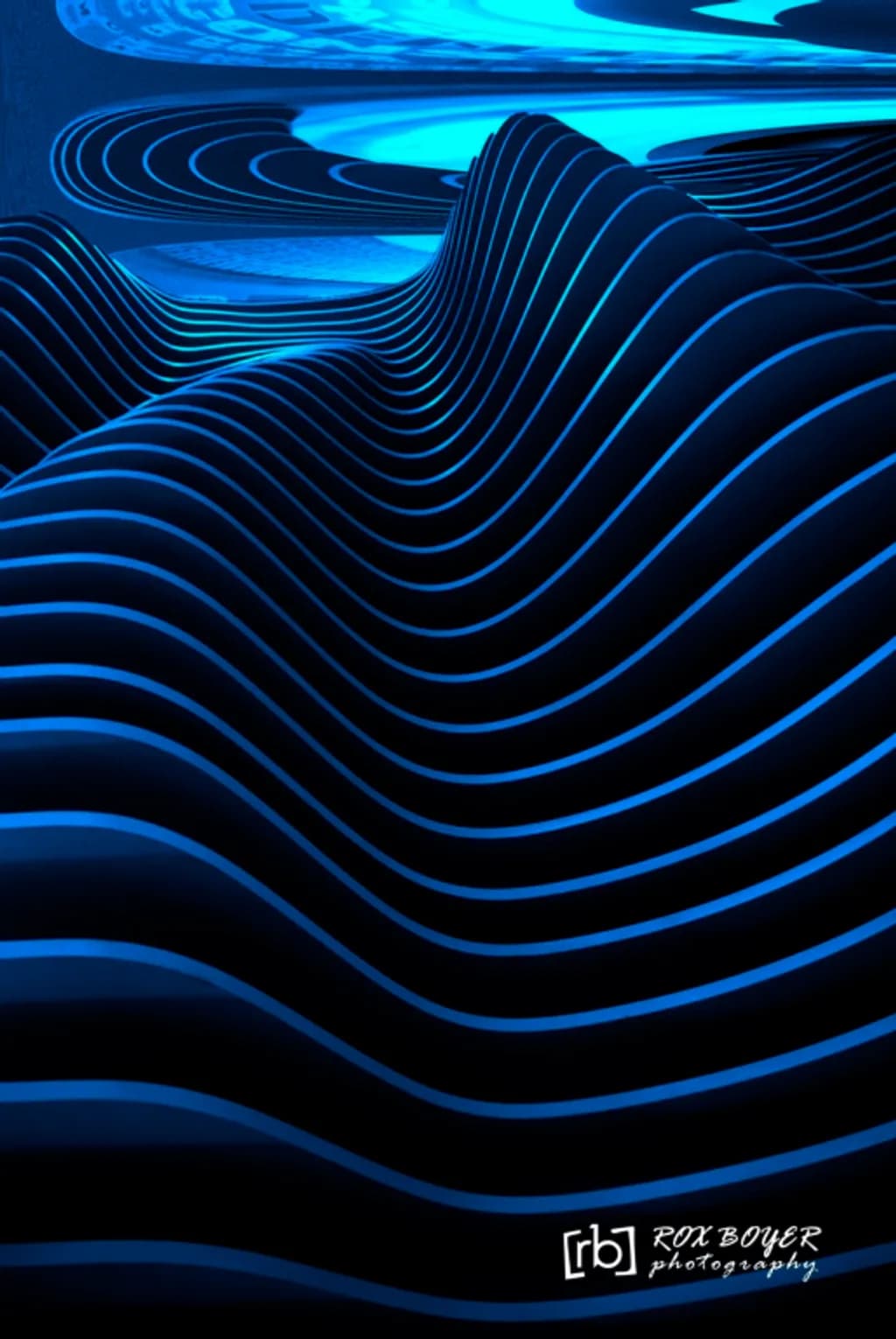 Blue Wave Lines