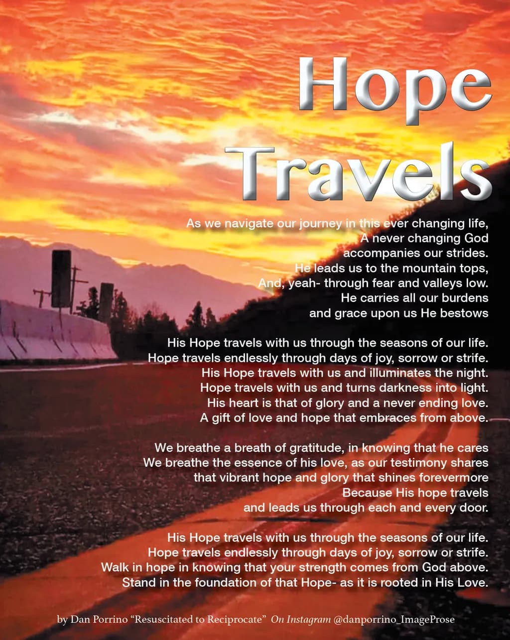 Hope Travels Poem