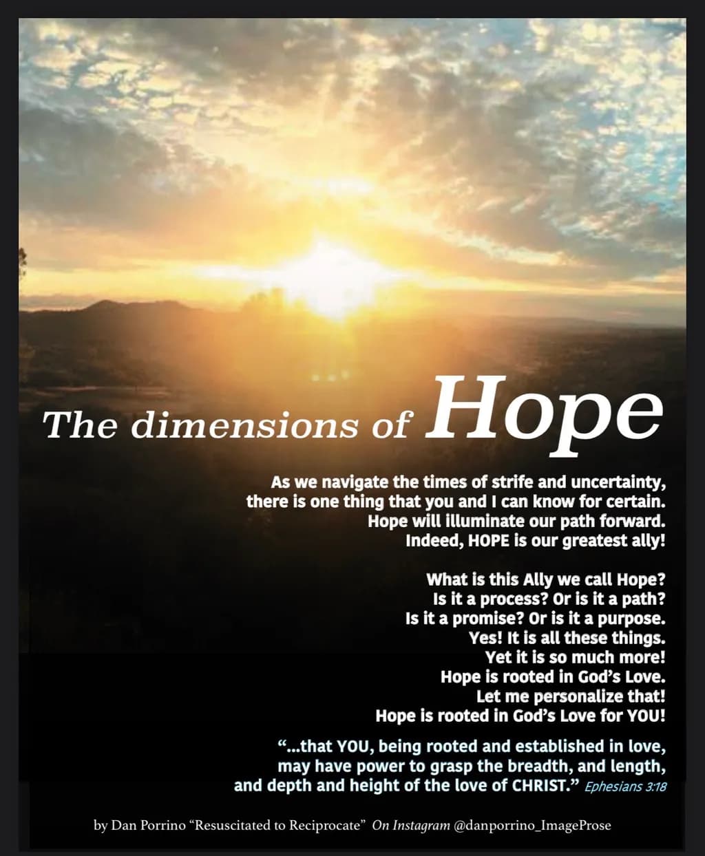 The Dimensions of Hope