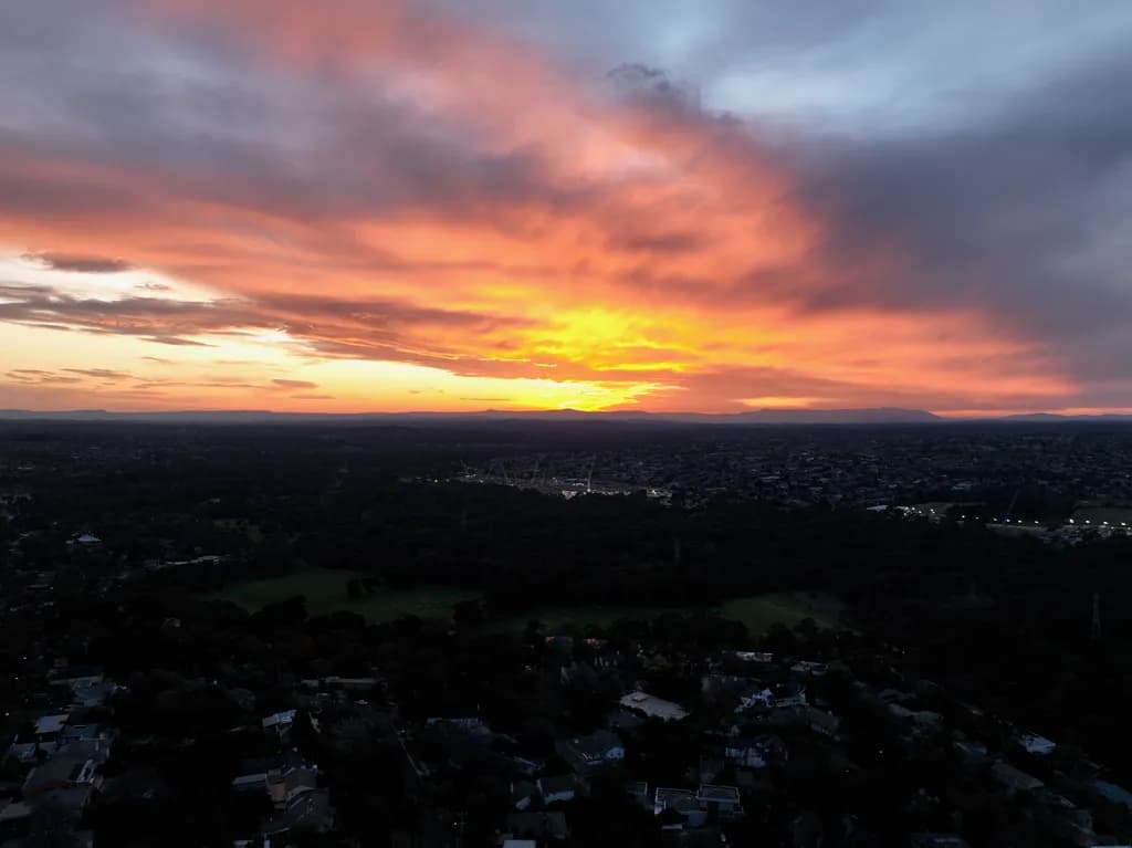 Sunset Cityscape