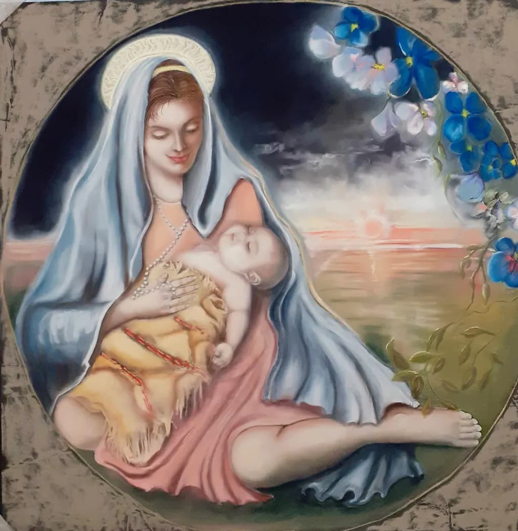 Madonna and Child at Dusk