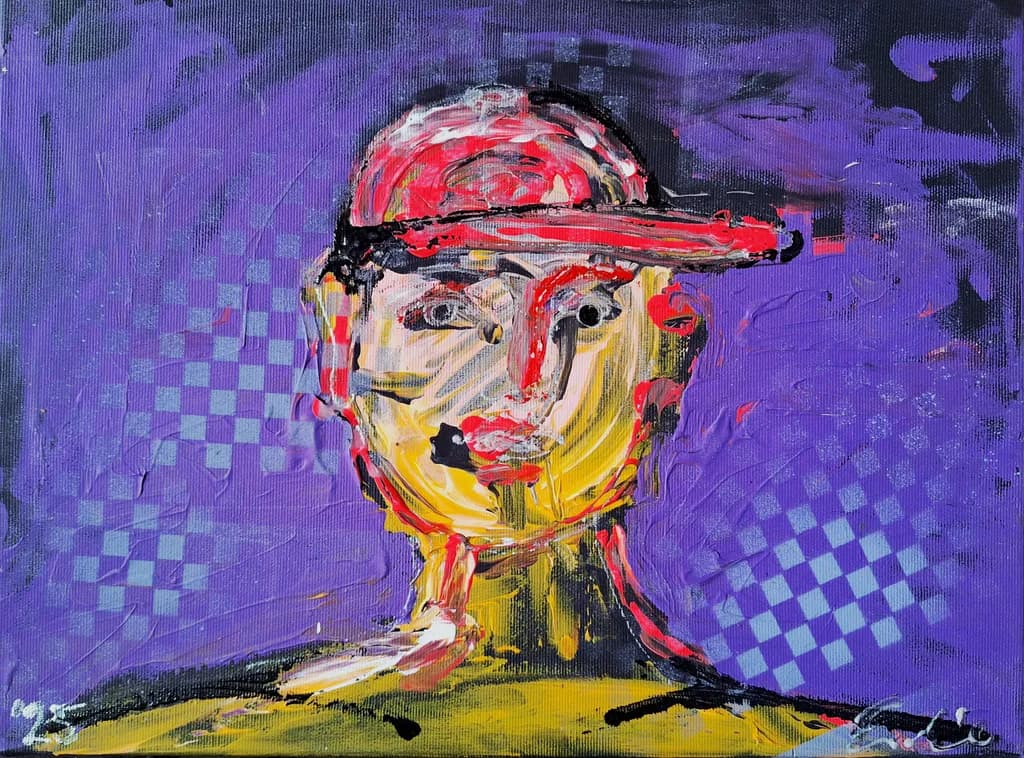 Checkerboard Portrait