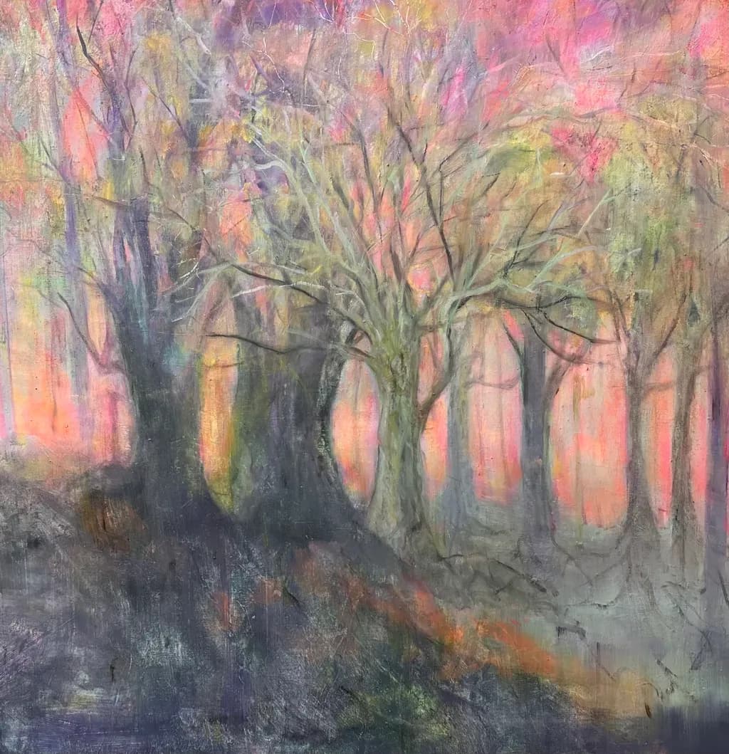 Misty Dawn Forest