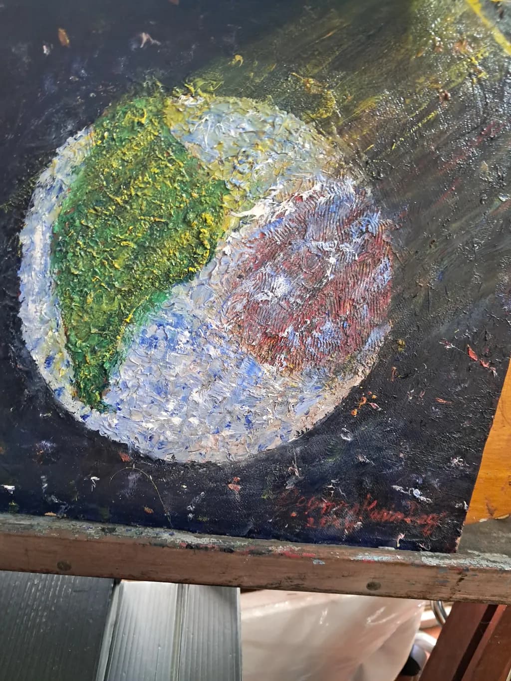 Textured Earth Orb