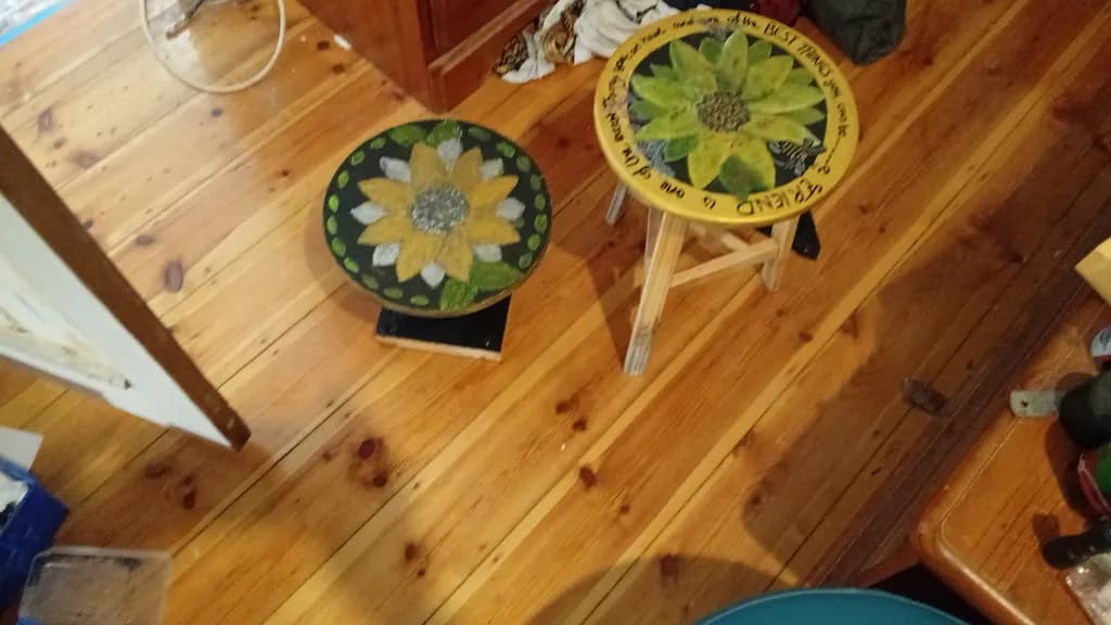 Sunflower Stools