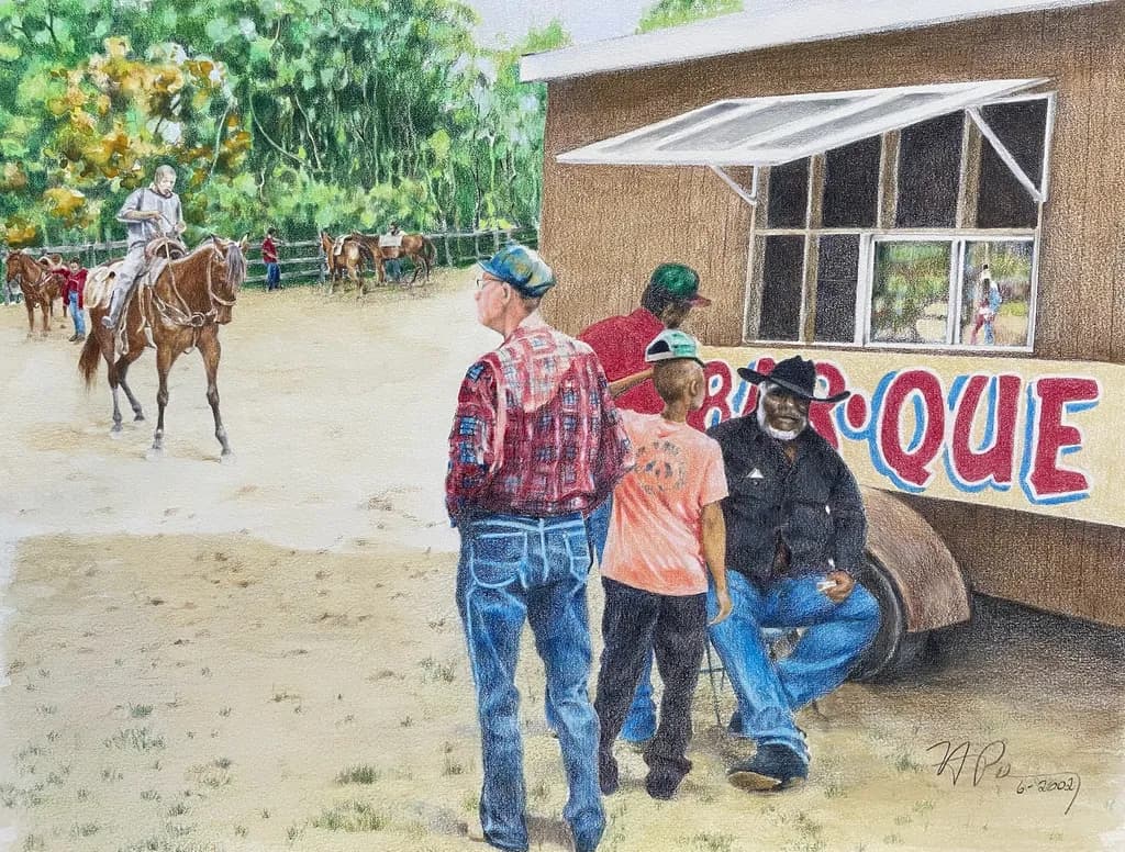 Country Barbecue Gathering