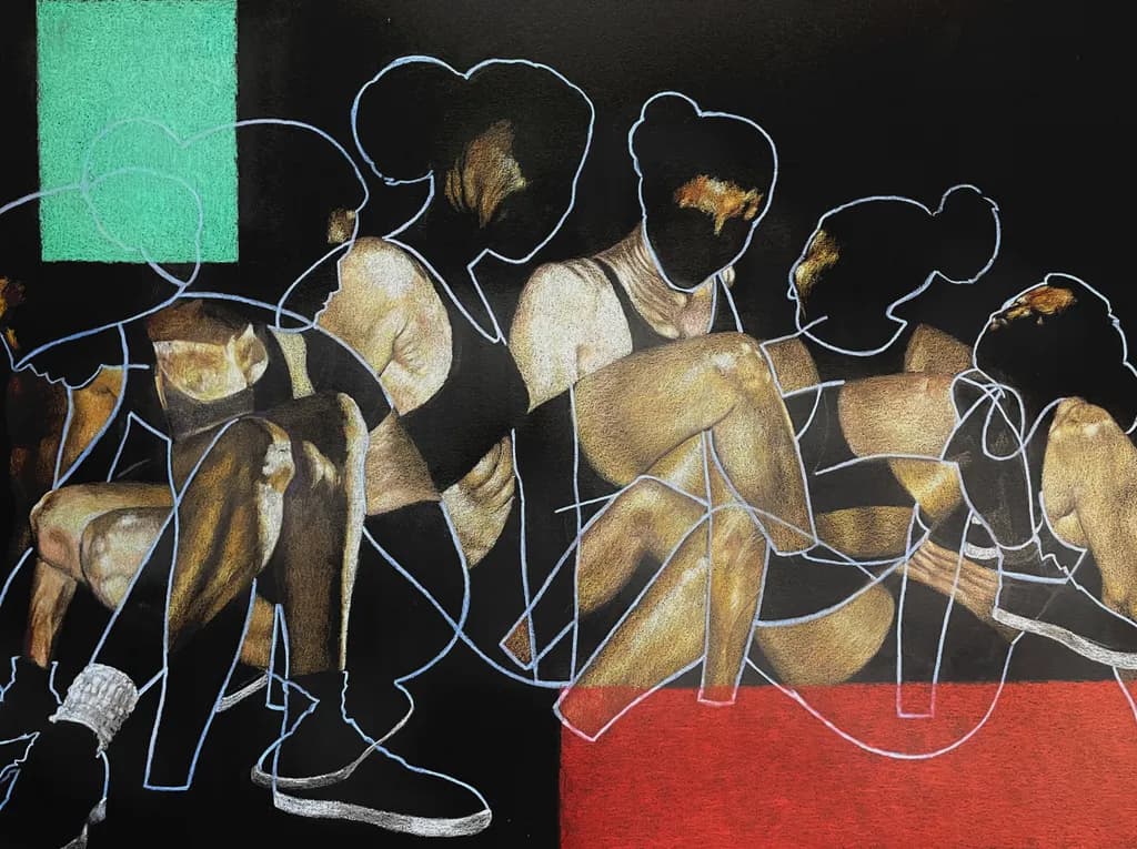 Abstract Figures Composition