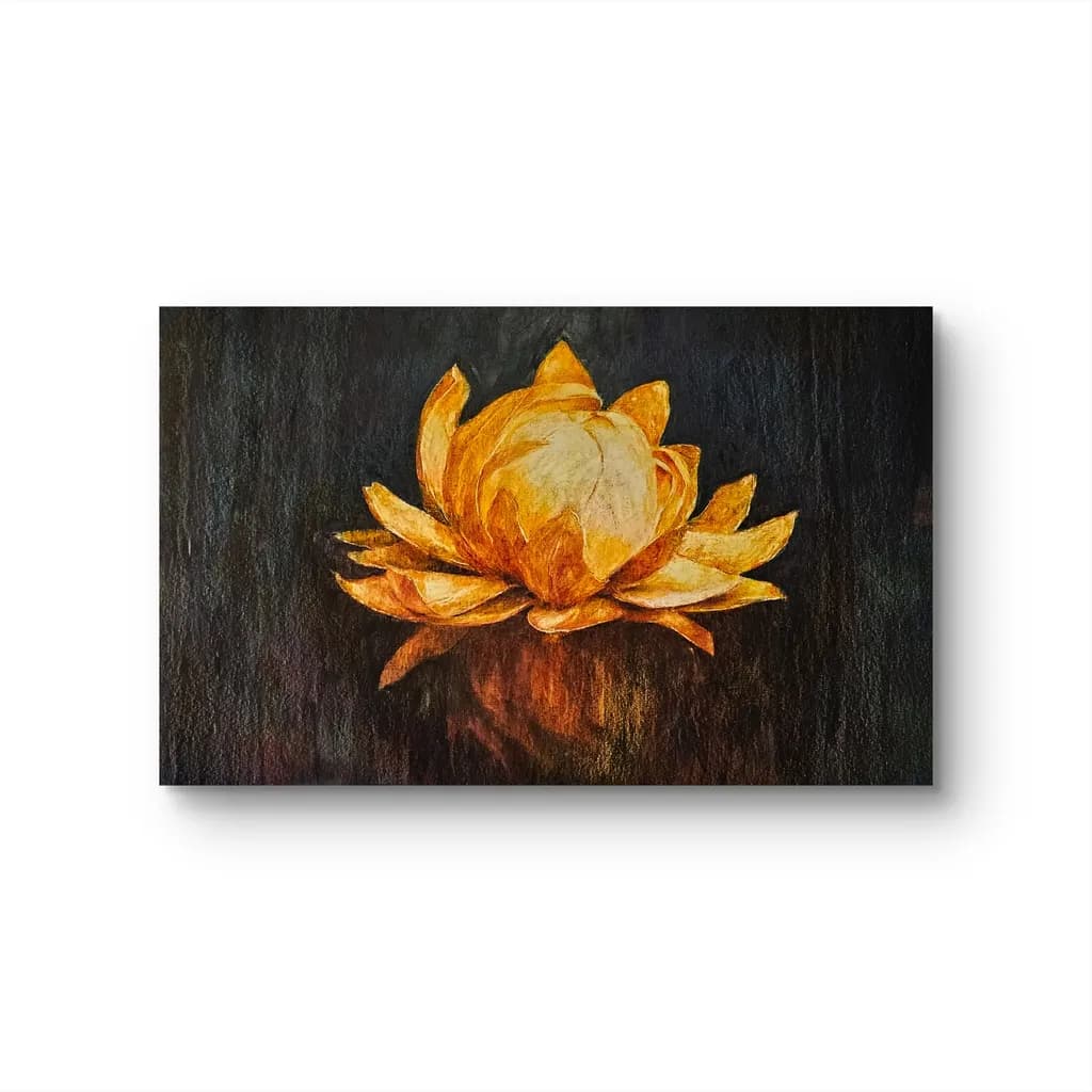 Golden Lotus Bloom