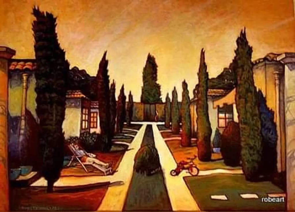 Sunlit Courtyard