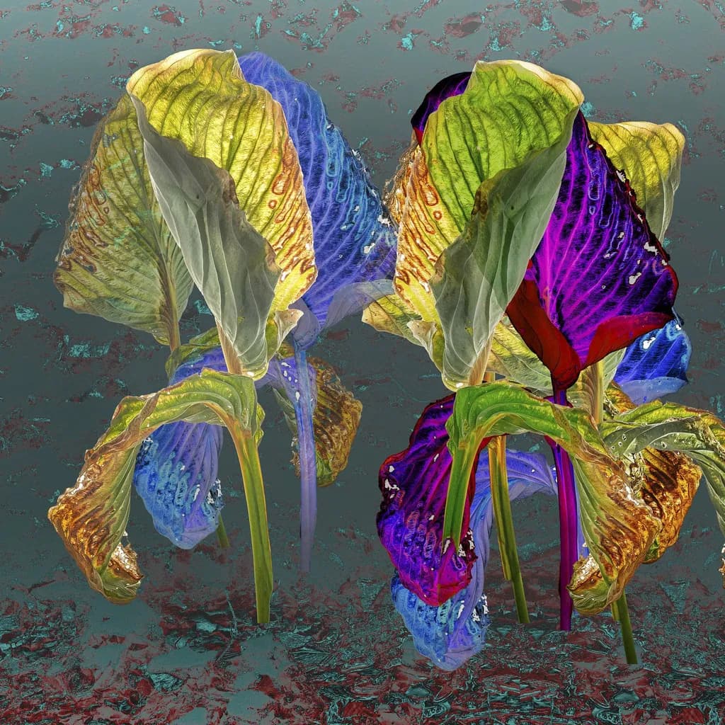 Hosta Collage