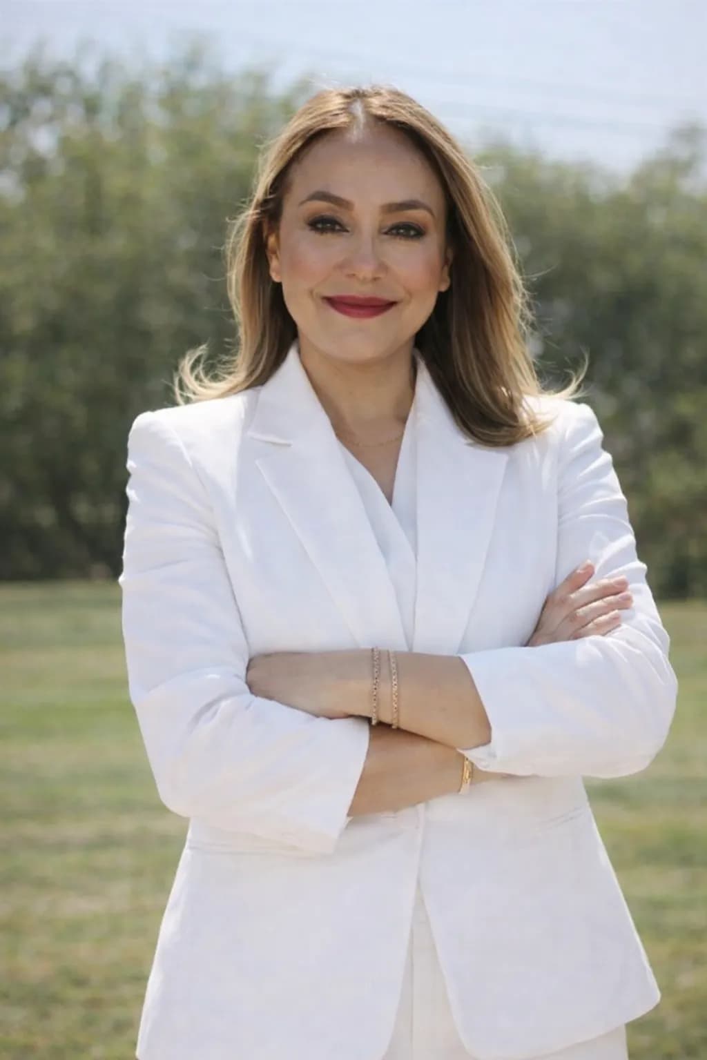 Confident in White