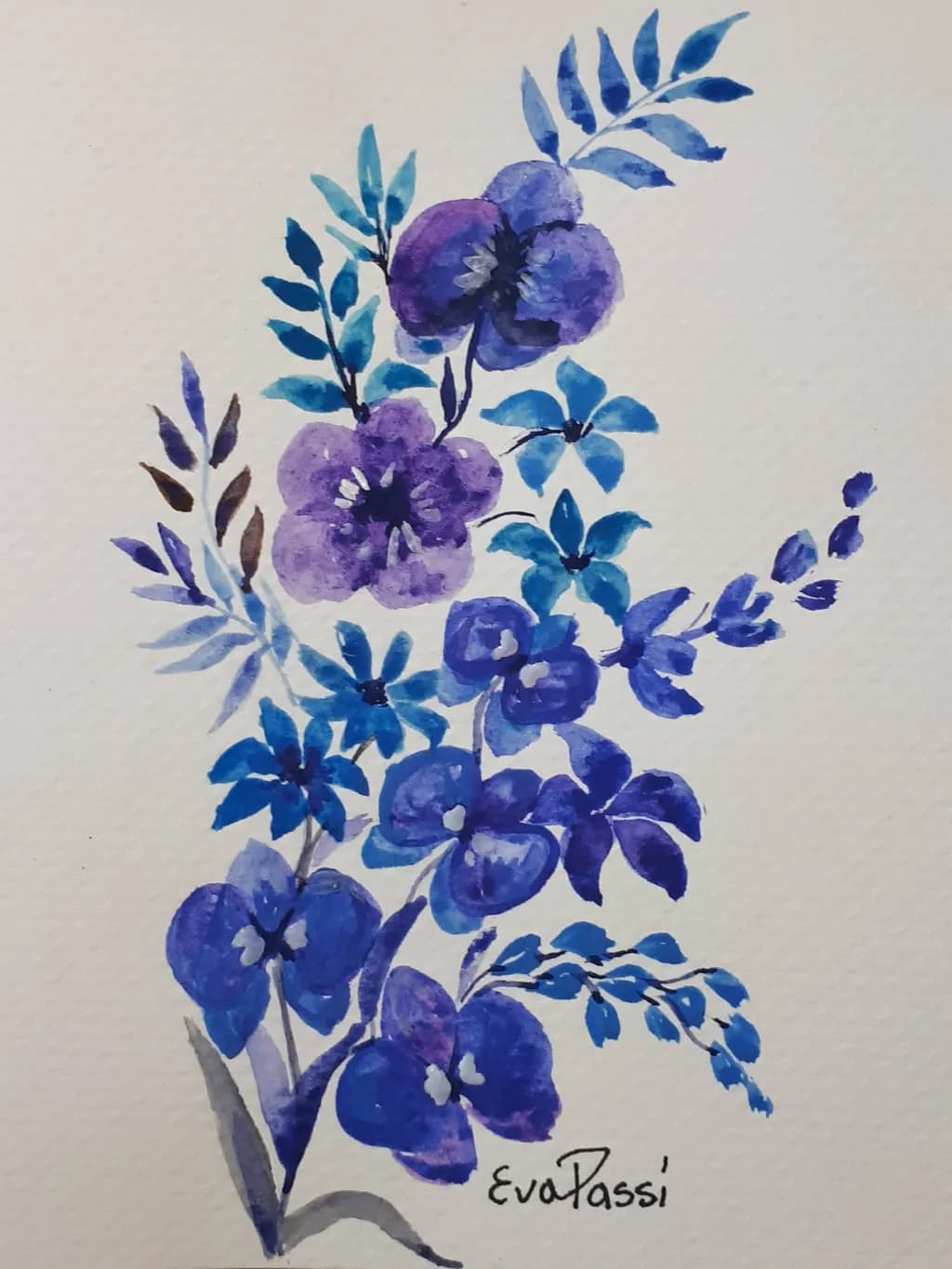 Blue Bloom Arrangement
