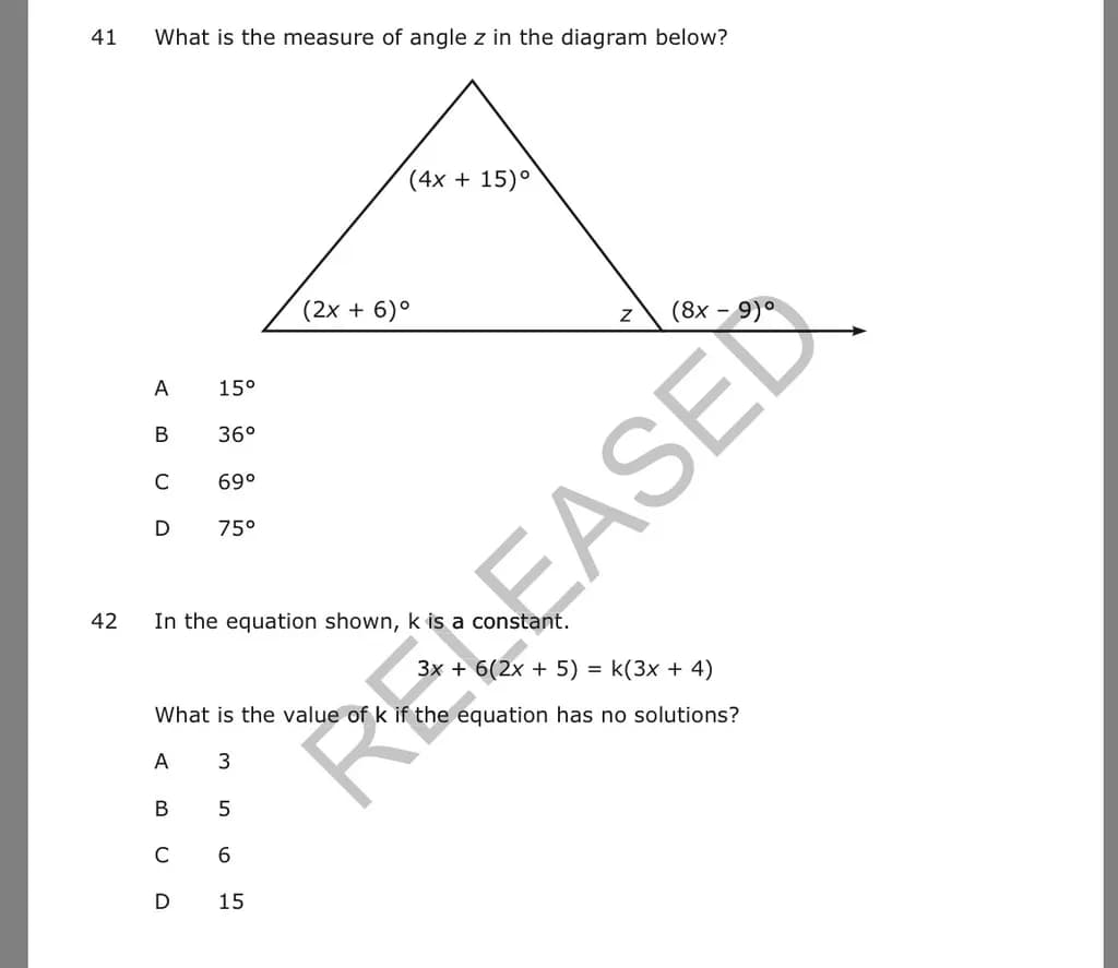 Triangle Angle Problem